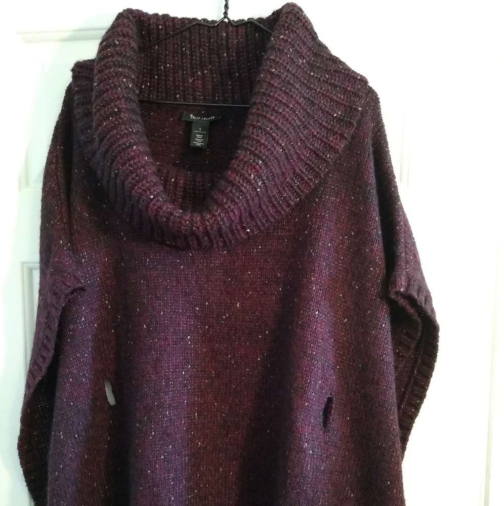 White House Black Market Poncho Sweater